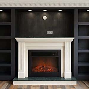 Elektrikli dekoratif şömine model 6 önden görünüm