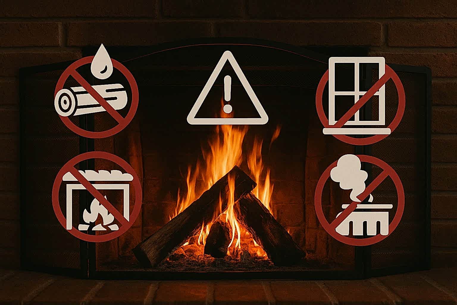 şömine kullanımında yapılan hatalar